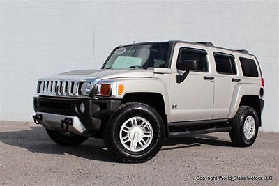 1-owner 2009 hummer h3 lux 4x4 leather sunroof warranty 06 07 08 10 4wd sharp!