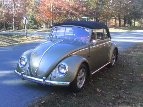 1959* vw beetle classic convertible, recent restoration, new top, tires, tune up