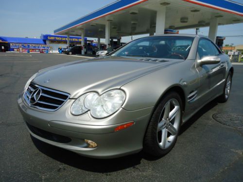 2004 mercedes-benz sl500 convertible no reserve salvage title lightly flooded