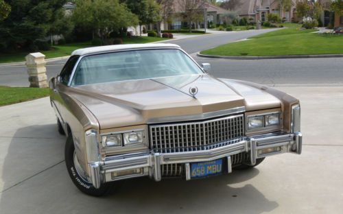 Cadillac eldorado, garage kept, low miles, lovingly maintained + original owner!