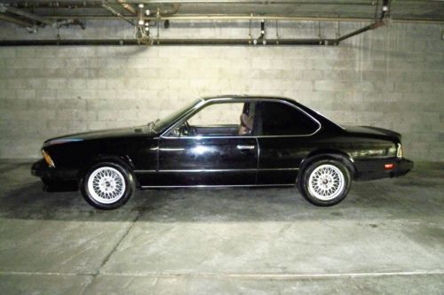 1985 original bmw 635csi,black with red leather,automatic,m6 looks,m16&#034; wheels,