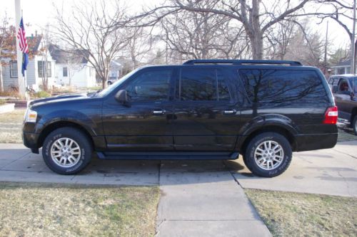 2011 black, ford expedition el xlt with custom interior!