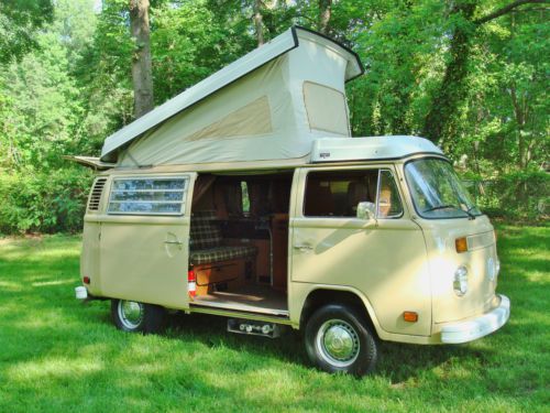 1979 vw westfalia deluxe camper - beautiful inside and out! roadtrip ready!