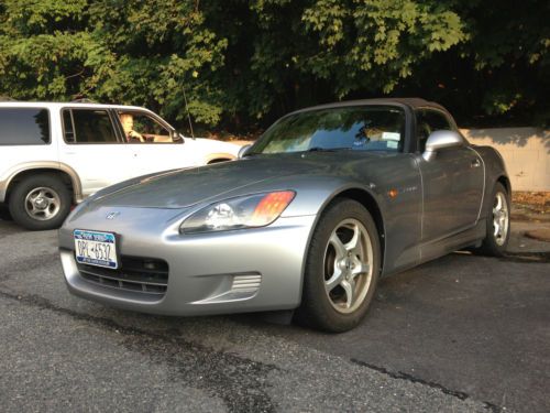 Honda s 2000 1 owner car 6 speed convertible only 64k  excellent condition !!!