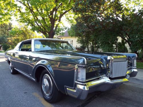 Beautiful one owner 1970 lincoln continental mark iii 460 a/c nice !! !!