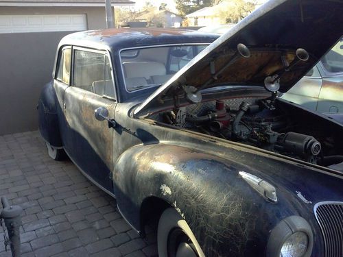 1941 lincoln continental 2 door coupe w/ additional fully restored 12-cyl engine