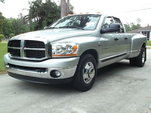 2006 dodge ram 3500 5.9 cummings diesel quad cab dually 2wd slt with tow pack