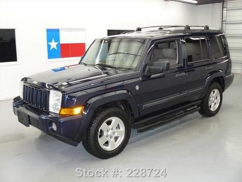 2006 jeep commander 4x4 7-pass side steps roof rack 66k texas direct auto