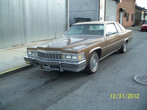 1977 coupe deville clean in/out 425 v8 needs tlc runs/drives