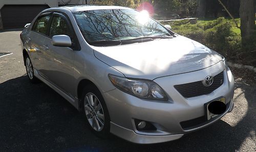 2010 toyota corolla s silver adult driven low miles 23400 first owner clean titl