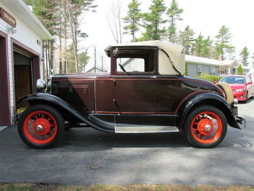 1930 model a sport coupe with rumble seat