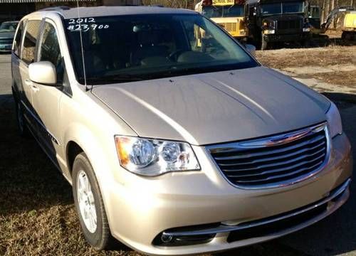 2012 chrysler town &amp; country touring - gold - under 30k miles - leather - loaded