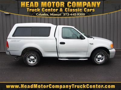 2004 ford f150 heritage xl low miles gasoline automatic camper shell silver