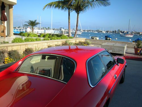 1993 jaguar xjs rare 6 cyl.  red/blk, 60k orig. mls., exceptional cond. in/out