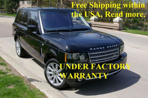 2012 range rover hse lux, suv - premium large awd supercharged. only 600 mile