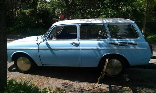 1972 volkswagon vw squareback type 3 turquoise blue with all new interior!
