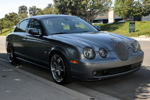 2004 jaguar s-type r superchaged str 67k nav, hid, heated seats and more!