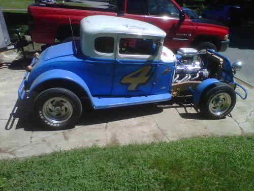'31 ford coupe, chop top, street legal, ex-drag car