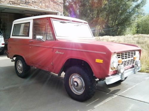 Original red paint - run's great &amp; uncut - 4 speed manual - no reserve - extras