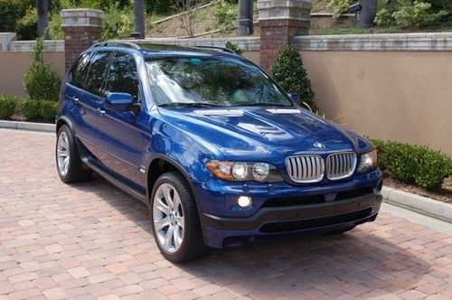 2006 bmw x5 4.8is, lemans blue, 2nd owner, xenon, 20"rims,for sale @ no reserve