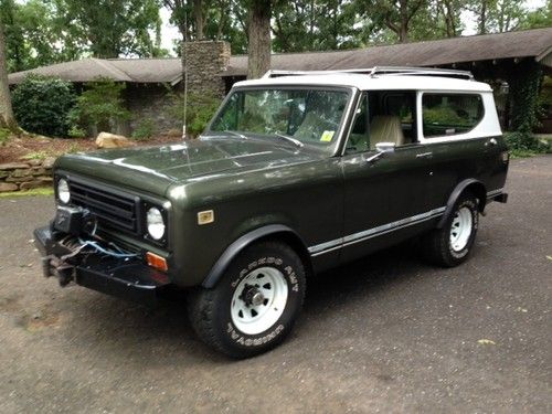 1978 international harvester scout ii green automatic 345 v-8