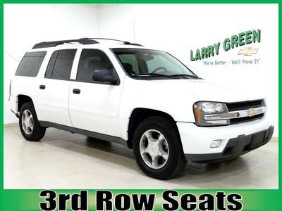 White suv 4.2l 4wd automatic third row seating cd roof rack tow hitch we finance