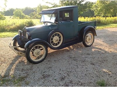 1929 ford model a closed cab pick up, daily driver, with video!!!