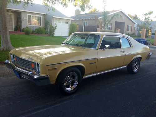 1973 chevrolet nova has a 350 engine automatic runs and drives very good clean