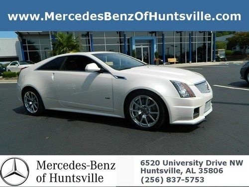 Cts v low miles white diamond black leather roof sunroof navigation finance