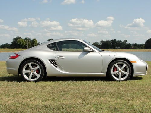 2007 porsche cayman s perfectly pampered 3.4l artic silver 6 speed flawless 987s