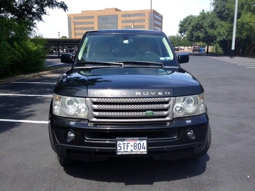 2006 range rover sport hse black w camel interior-clean-never wrecked