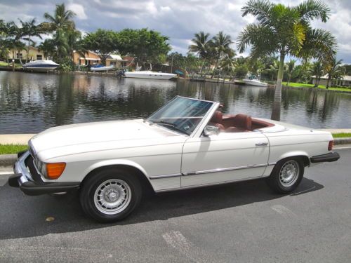 80 mercedes 450sl*63k 2 owner miles*gorgeous cond*last of real classics*2-tops
