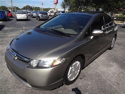 2006 civic hybrid~45 miles per gallon~runs and looks great~no-reserve~wow