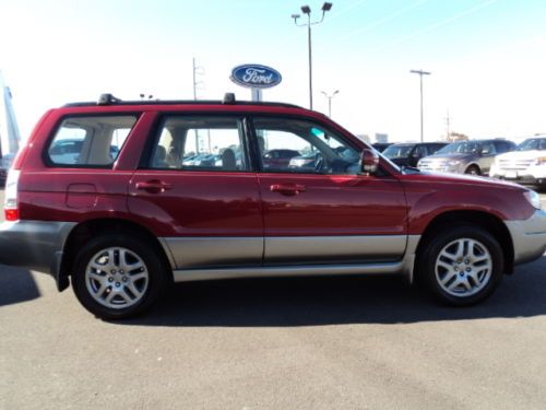 07 forester ll bean pkg very clean awd suv leather moon roof clear history