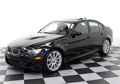 6 speed sedan technology package extended leather 08 black m3 19s xenons 1 owner