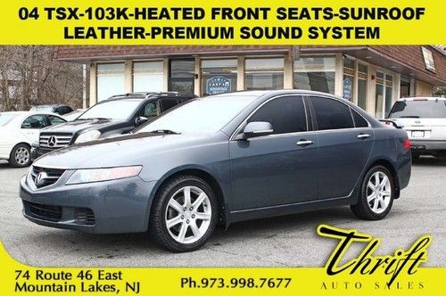 04 tsx-103k-heated front seats-sunroof-leather-premium sound system