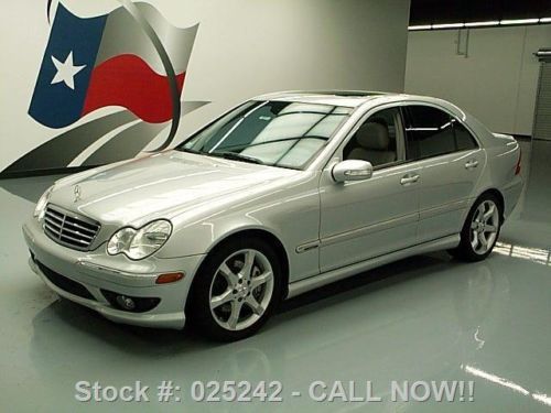 2007 mercedes-benz c230 sport leather sunroof only 38k texas direct auto