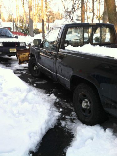 1991 chevy 1500 4x4 short bed snow plow v8