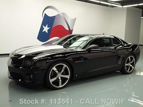 2010 chevy camaro 2ss rs 6-spd leather sunroof 21&#039;s 18k texas direct auto