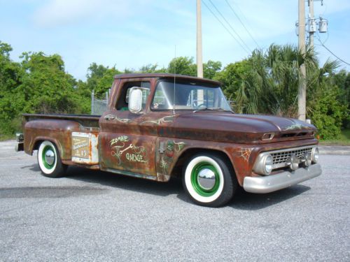 1963 chevrolet c-10 rat rod pickup,5 spd,230 6cyl, 3 carbs,fresh build must see!