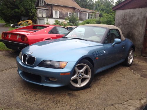 1997 bmw z3 2.8 convertible, very low mileage, rebuildable, no reserve