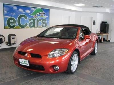 2007 mitsubishi eclipse spyder gt v6 convertible automatic 3.8l low miles