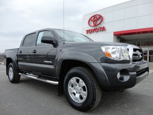2009 tacoma double cab 4x4 sr5 rear camera 1-owner toyota certified video 32k mi