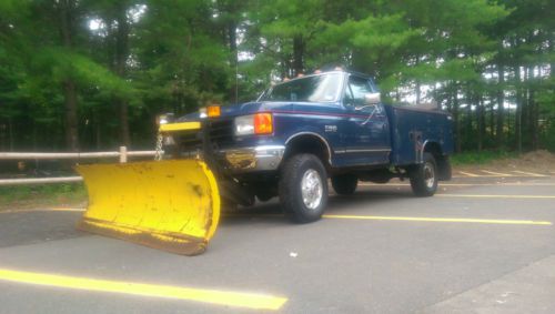 1987 f350 utility body with plow and lift gate