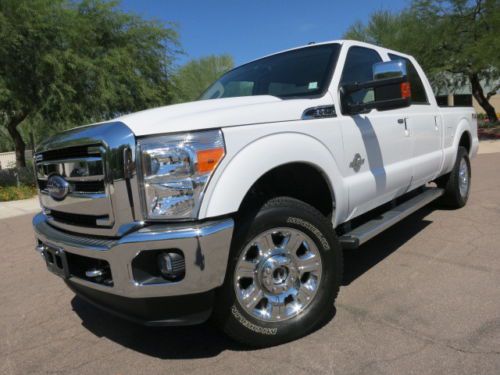 Low 11k miles navi back up cam heated seats leather loaded 4wd f350 2014 2012