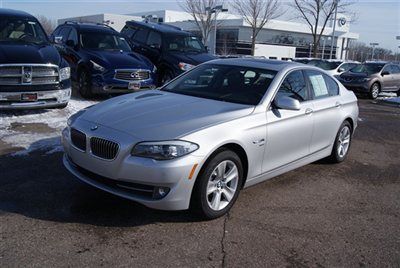2012 528i xdrive awd, navigation, cold/prem packages, silver, 11803 miles