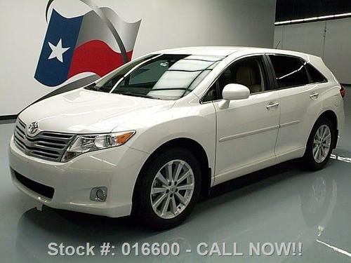 2009 toyota venza leather rear cam power liftgate 26k! texas direct auto