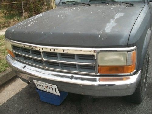 1993 dodge dakota x-cab 4x4 pickup, 5.2 l v-8, a/t &amp; extras