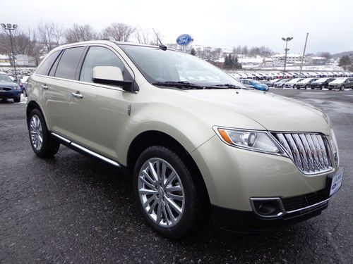 2011 lincoln mkx awd moonroof navigation rear camera heated leather certified!