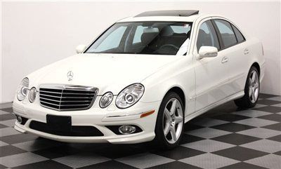 No reserve awd navigation alpine white amg sport package low miles clean carfax